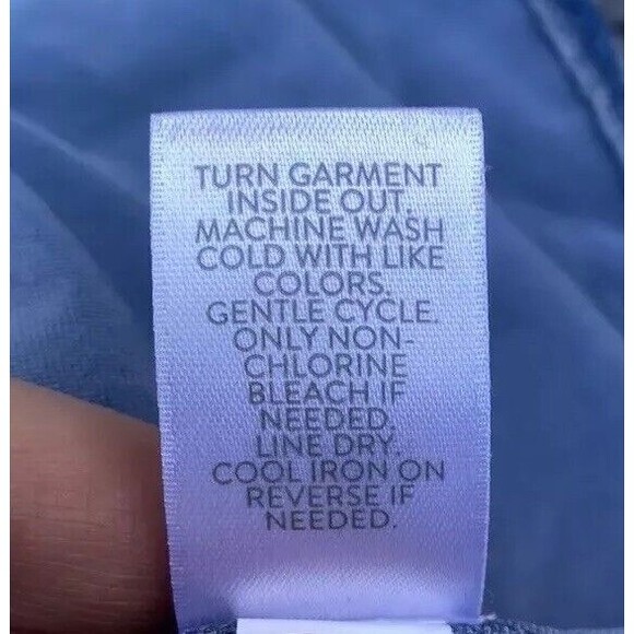 Pure Jill Elements Oversized Top Sky Blue Crushed Velvet Boxy Lagenlook Size L - Picture 11 of 14